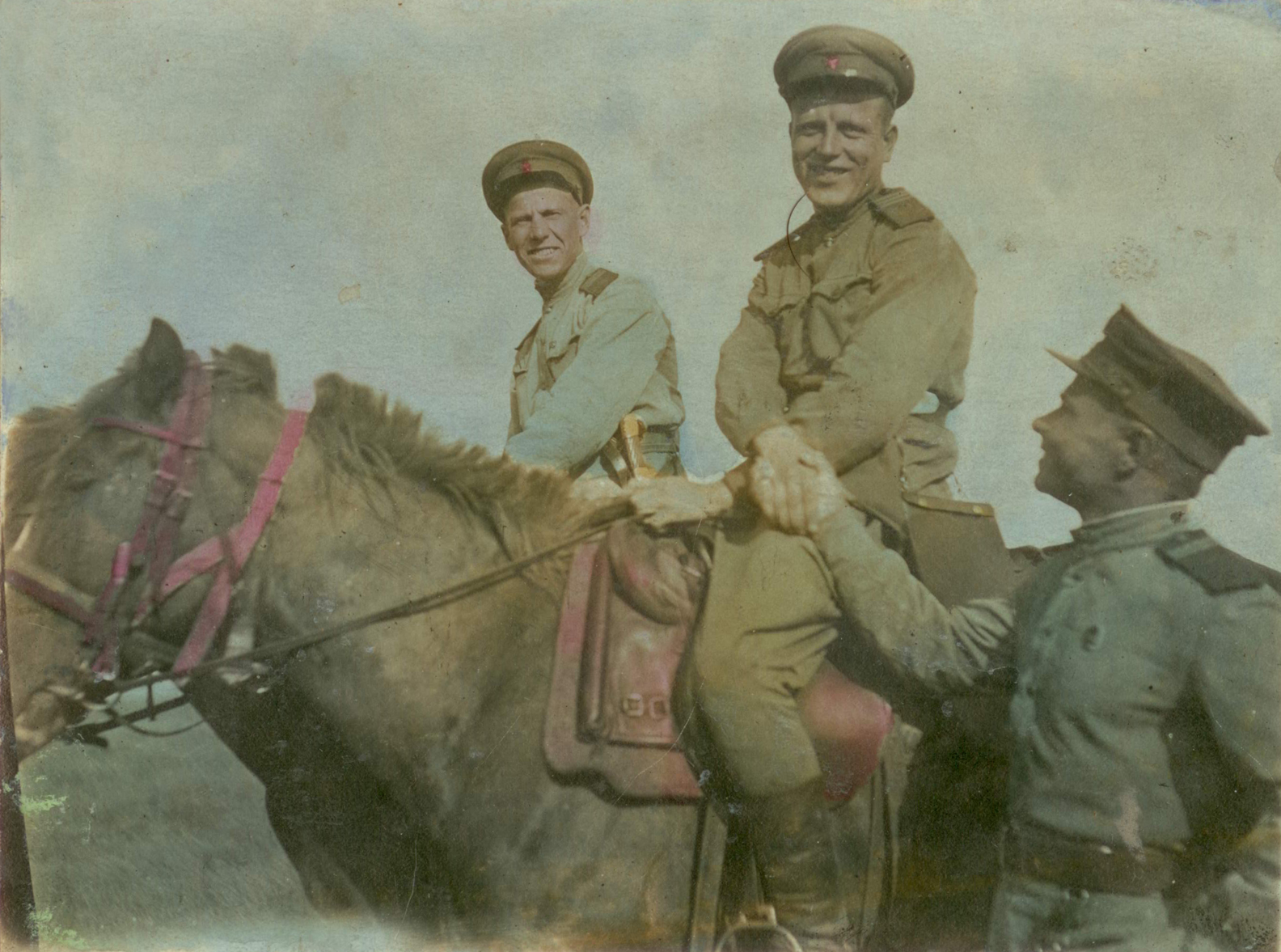 фото Конный наряд Даурского пограничного отряда. 1941 год