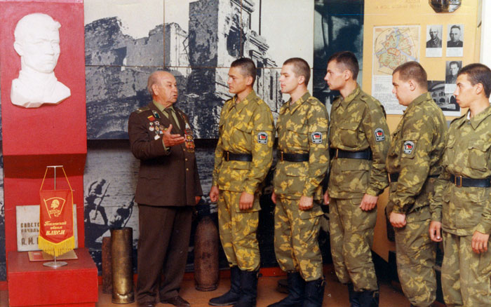 фото На встрече с военнослужащими в музее