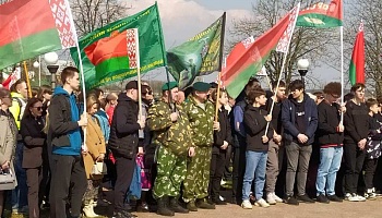 Ветераны - пограничники Бобруйска приняли участие  в торжественной церемонии передачи останков бойцов, погибших в годы Великой Отечественной войны