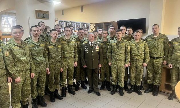 Ветераны Афганской войны встретились с военнослужащими пограничной службы 