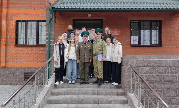 Экскурсия на пограничную заставу «Гребени» Мозырского пограничного отряда