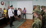 В отряде пограничного контроля «Минск»  приняли присягу военнослужащие контрактной службы