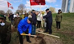 Ветераны-пограничники приняли участие в закладке аллеи