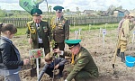 Ветераны–пограничники Мозыря приняли участие в автопробеге «Символ Победы»