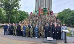 На базе Полоцкого пограничного отряда прошел XIV военно-патриотический слет православной молодежи