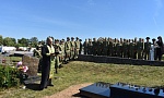 Ветераны-пограничники приняли участие в открытии обновлённого памятника Варламу Михайловичу Кублашвили