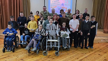  «Аты-баты, шли солдаты»: воспитанникам Осиповичской специальной школы-интерната от ветеранов-пограничников