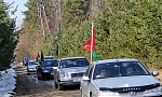 Ветераны-пограничники Лунинца приняли участие в автопробеге “За любимую Беларусь!”