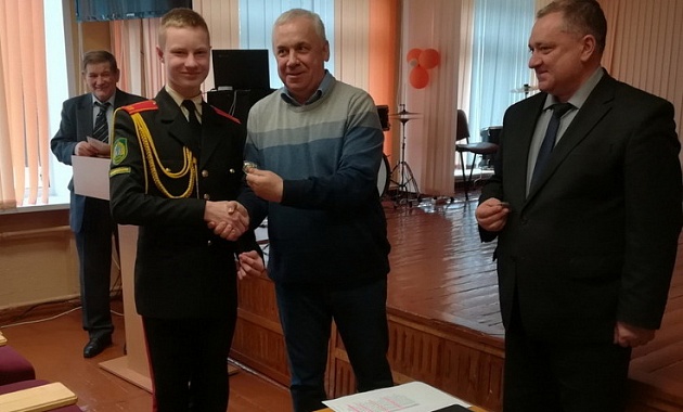 Ветераны-пограничники опогк "Минск"встретились с кадетами 