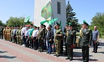 В Мозыре на Кургане Славы сегодня чествовали ветеранов-пограничников