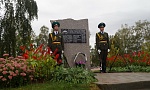 В Клецке открыт мемориальный знак воинам -пограничникам