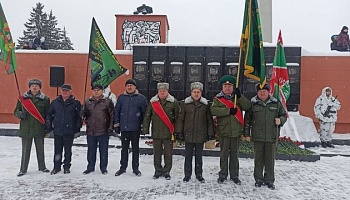 Ветераны-пограничники Мозыря приняли участие в мероприятиях в честь освобождения района от немецко-фашистских захватчиков  