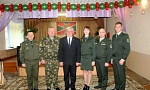В средней школе № 4 г. Поставы 28 октября состоялось торжественное посвящение учеников в юные друзья пограничников
