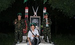 «Мы помним»: Ветераны-пограничники Жлобина утренний рассвет 22 июня встретили у памятного знака «Пограничникам всех поколений» 