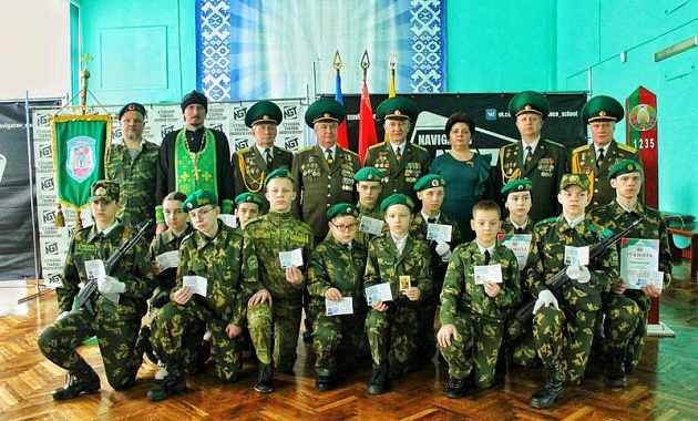  Новый ритуал появился у «Юных друзей пограничников» в Пинске