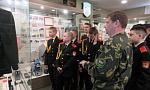 Кадеты побывали в отряде пограничного контроля «Минск»