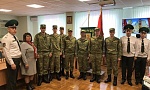 В отряде пограничного контроля «Минск» военнослужащие приняли присягу