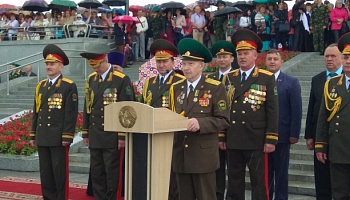 Лейтенантские погоны получили 199 выпускников Института пограничной службы Беларуси