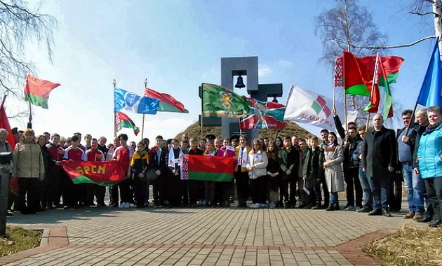 Ветераны-пограничники Лунинца приняли участие в автопробеге “За любимую Беларусь!”