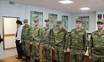 В отряде пограничного контроля «Минск» военнослужащие приняли присягу