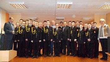 Ветераны-пограничники опогк "Минск"встретились с кадетами 
