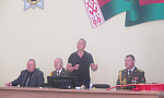 Напутствие от ветеранов -пограничников Минска призывникам