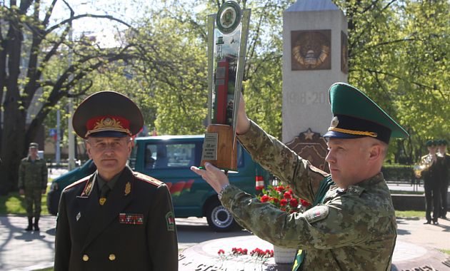 Эстафета к 105-летию пограничной службы Беларуси стартовала в Минске