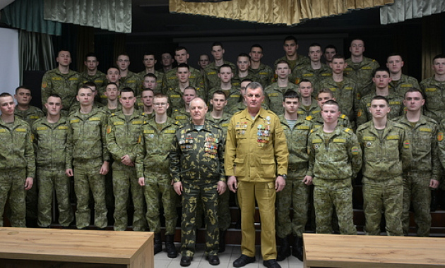 Урок мужества «Пограничники в огне Афганистана» от ветеранов Пинска