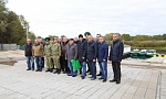 Ветераны-пограничники посетили пограничную комендатуру «Лоев»