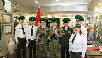 Ветераны - пограничники отряда пограничного контроля « Минск»  приняли участие в присяге военнослужащих контрактной службы