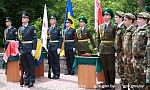 На белорусско-украинской границе состоялась церемония передачи останков пограничника-белоруса, погибшего в начале Великой Отечественной войны