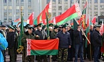 Неравнодушные к судьбе страны ветераны пограничных войск приняли участие в марше настоящих патриотов своей страны в Минске