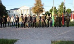 В Шумилино  подняли флаг пограничной службы в честь  Дня пограничника