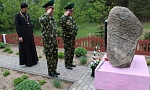 Ветераны пограничной службы Пинска  посетили места боев и захоронений бойцов 220 пограничного полка