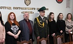 В отряде пограничного контроля «Минск» военнослужащие приняли присягу