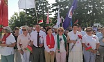 Ветераны-пограничники Мозыря приняли участие в праздновании Дня Независимости