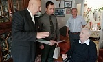  Почётному пограничнику Республики Беларусь Григорию Обелевскому сегодня исполнилось 97 лет