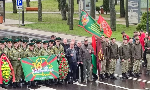 Память сердца: как ветераны-пограничники встретили День Победы в Заславле