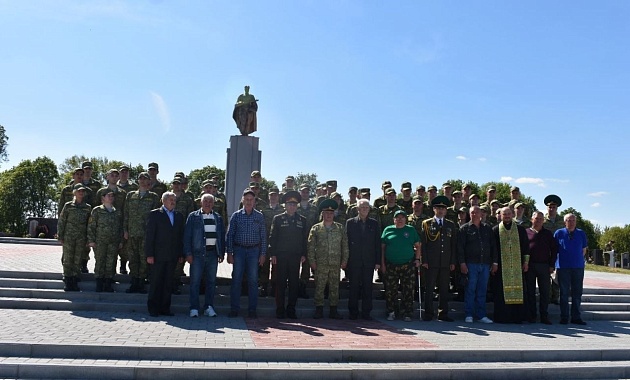 Ветераны-пограничники приняли участие в открытии обновлённого памятника Варламу Михайловичу Кублашвили