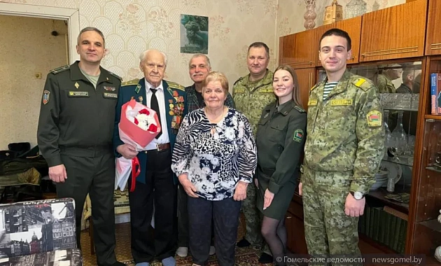 Почётному пограничнику полковнику в отставке Виктору Белову исполнилось 96 лет 