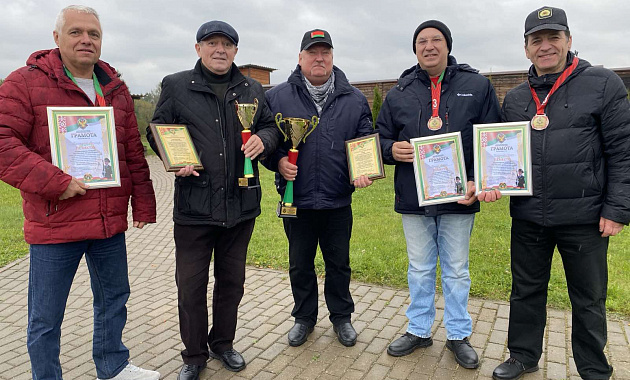 Команда Минской городской организации ветеранов органов пограничной службы победила в соревнованиях по стрельбе из пистолета 