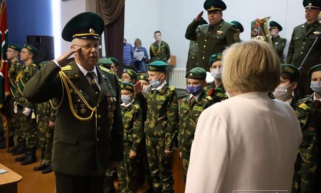 «Растим патриотов своей страны». Учащиеся военно-патриотических классов СШ №3 имени Виктора Усова торжественно приняли присягу