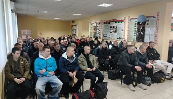 Ветераны-пограничники Бреста встретились с призывниками