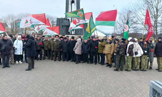 Ветераны-пограничники Минска почтили память погибших в Афганистане