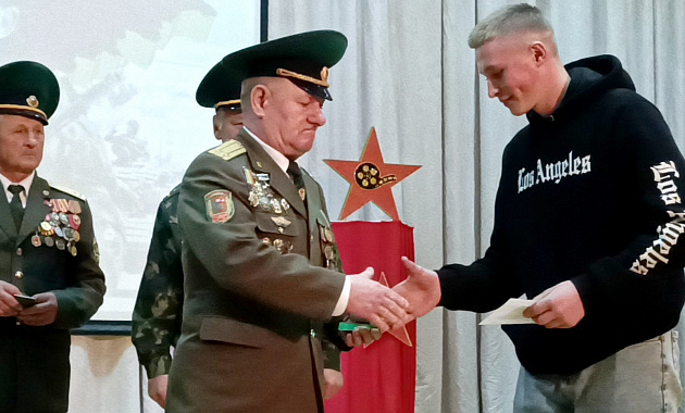 Ветераны-пограничники Лунинецкой первички провели мероприятия к Дню призывника