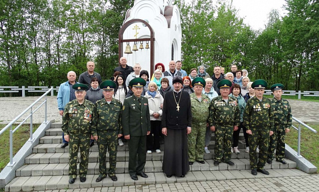 Делегация Пинских ветеранов-пограничников побывала с визитом в Полоцке и посетила Полоцкий пограничный отряд