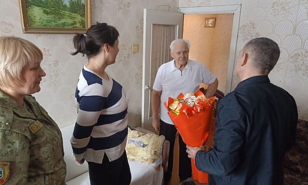 Почетному пограничнику Республики Беларусь Виктору Белову исполнилось 94 года 