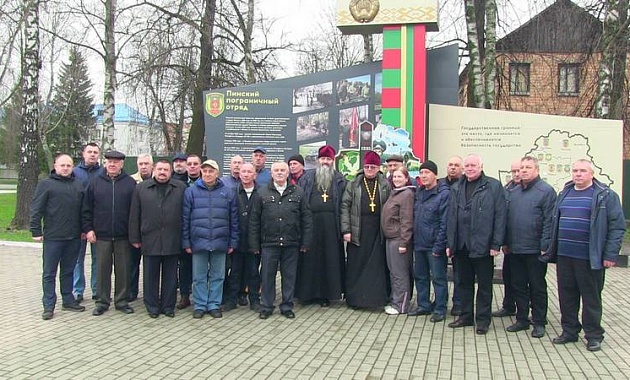 Делегация ветеранов-пограничников Гродно в рамках обмена опыта посетила Пинск