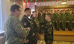 В средней школе № 4 г. Поставы 28 октября состоялось торжественное посвящение учеников в юные друзья пограничников