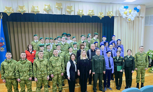 Ветераны-пограничники Минска приняли участие в профориентационной неделе